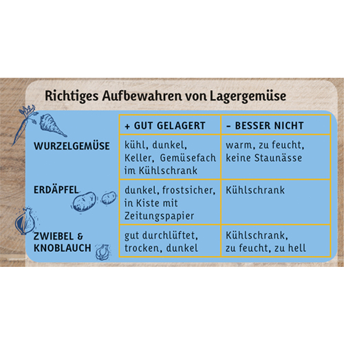 Obst und Gemüse richtig lagern - Achleitner Biohof GmbH