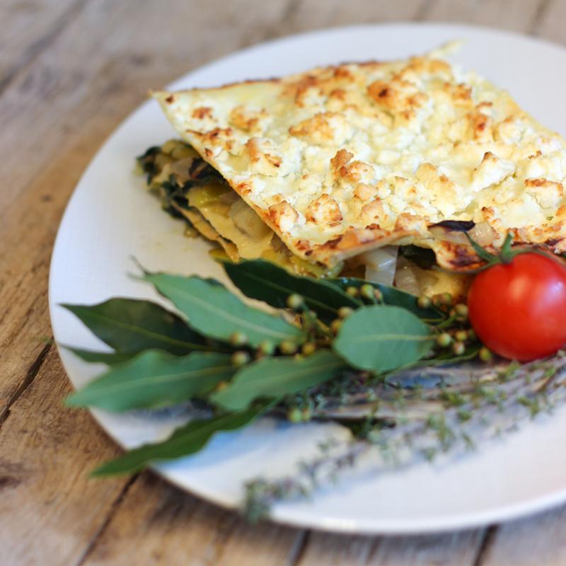 Mangold Lasagne mit Porree | Rezept Biohof Achleitner