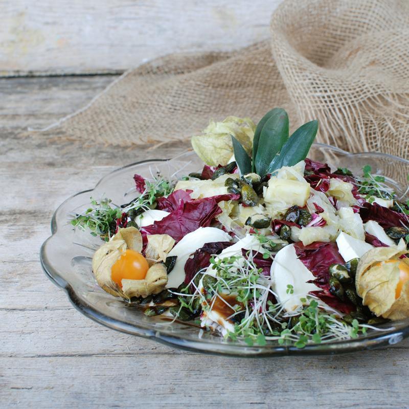 Sauerkrautsalat mit Ananas | Rezept Biohof Achleitner