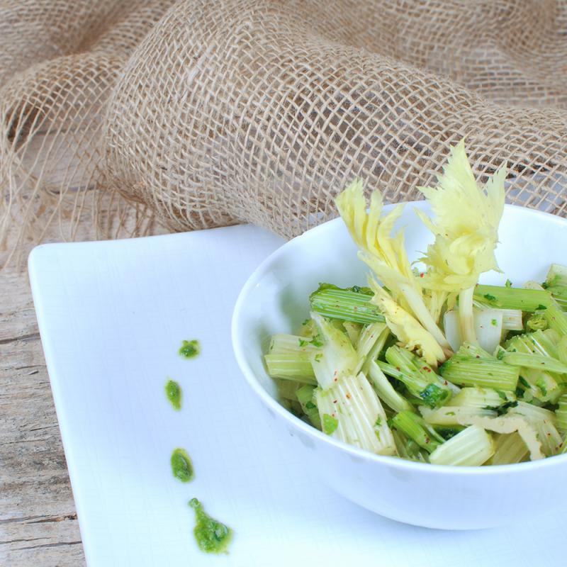 Karamellisierter Stangensellerie | Rezept Biohof Achleitner