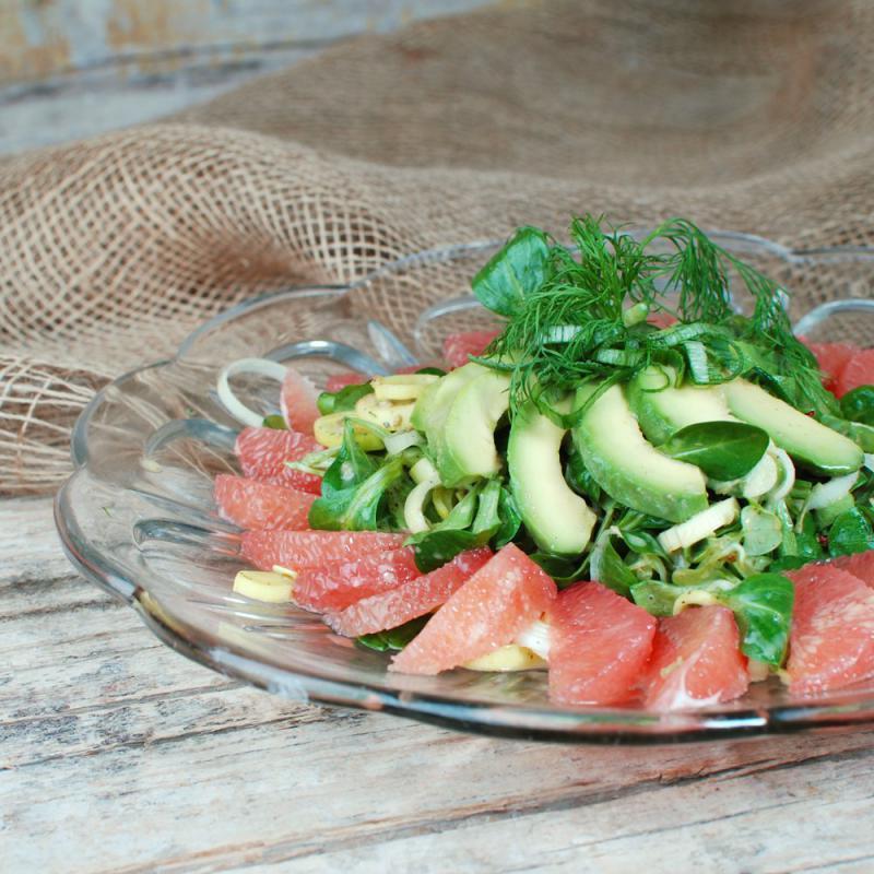 Würziger Avocado-Wintersalat mit Grapefruit | Rezept Biohof Achleitner