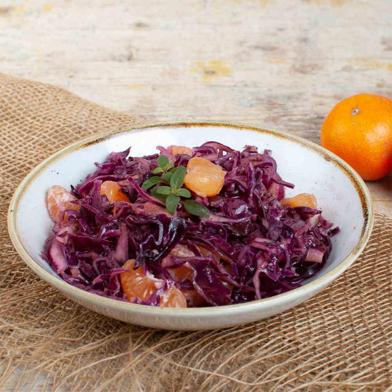 Blaukrautsalat mit Zimt und Mandarinen | Rezept Biohof Achleitner