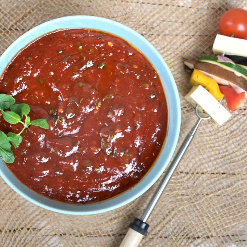 Rote Tomaten-Grillsauce