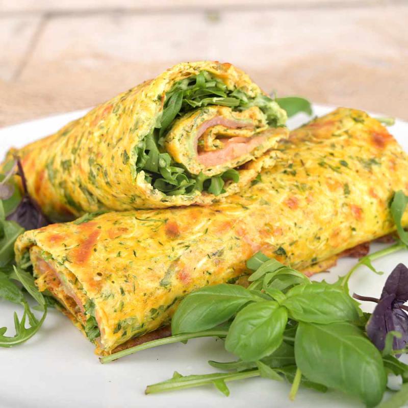 Karotten-Zucchini-Wraps