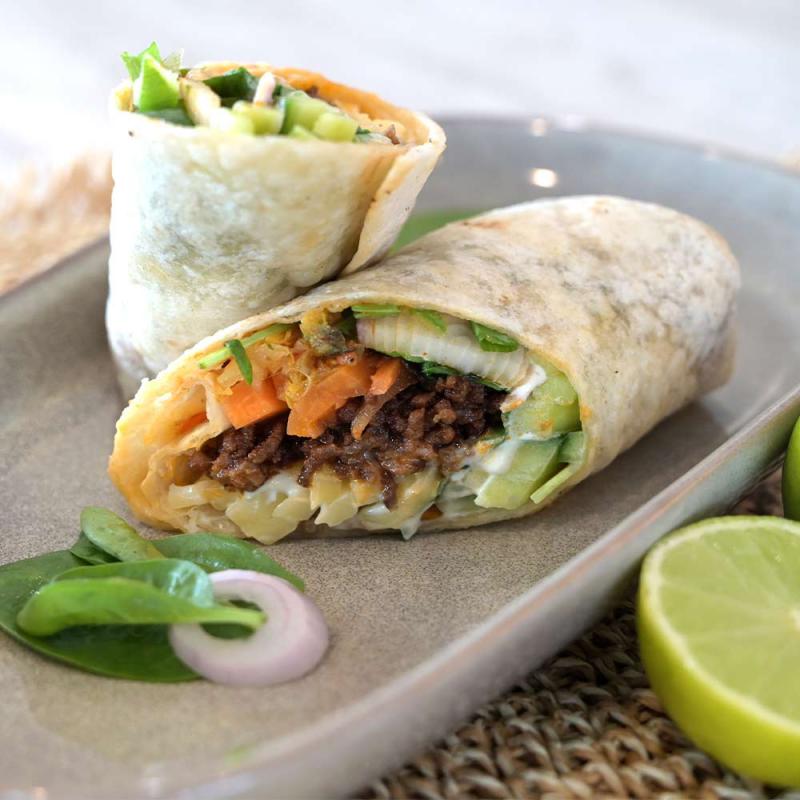 Kimchi-Beef-Wrap