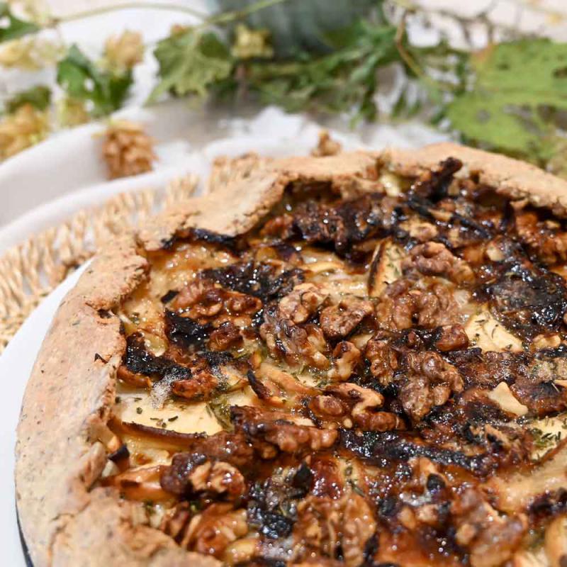 Herzhafte Apfelgalette