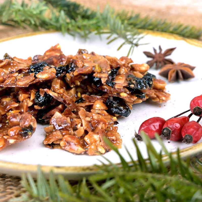 Erdnuss-Kokos-Florentiner