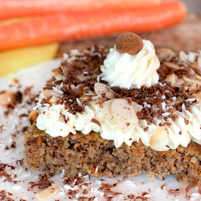 Saftiger Karottenkuchen