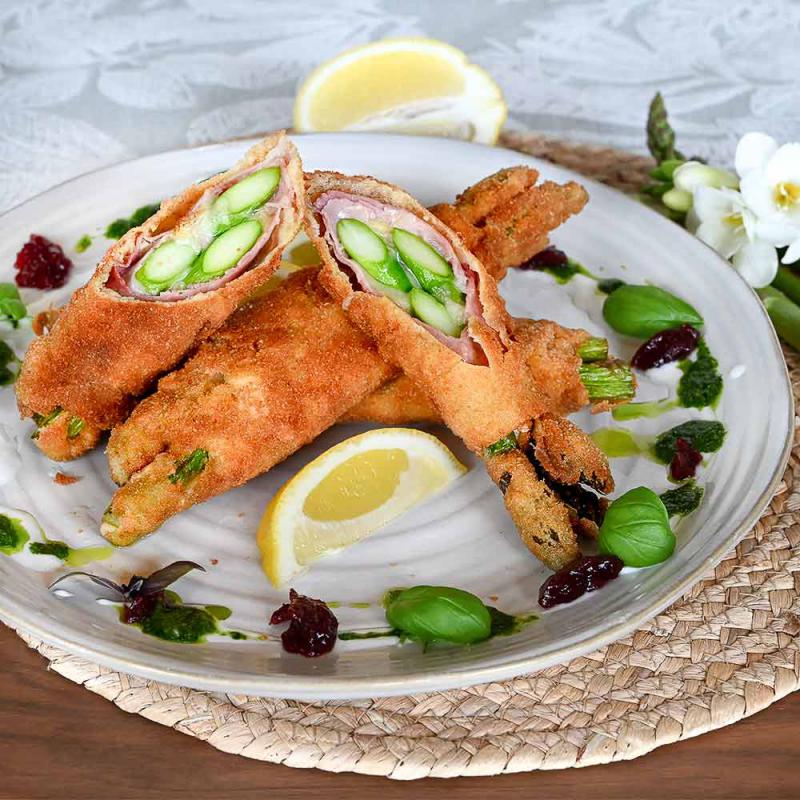 Spargel Cordon Bleu