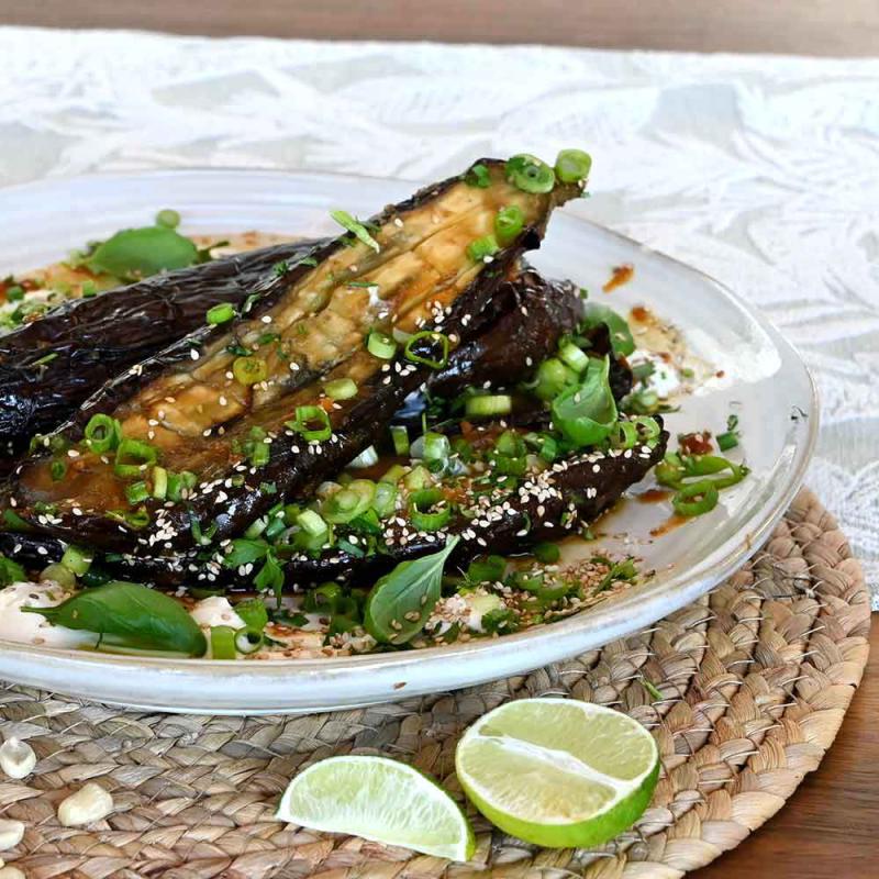 Japanische Miso-Melanzani