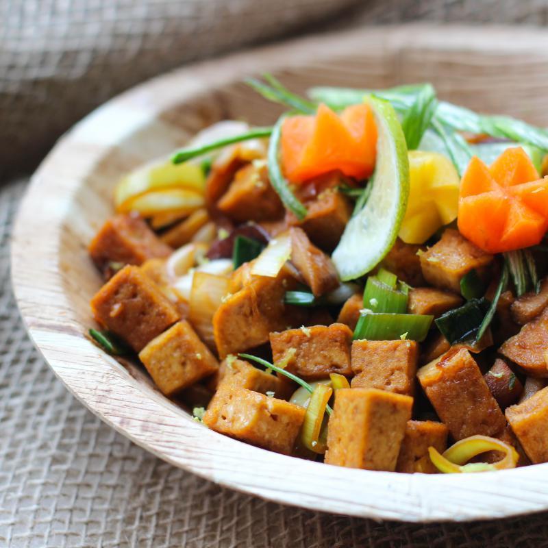 Porree-Tofu-Wok | Rezept Biohof Achleitner