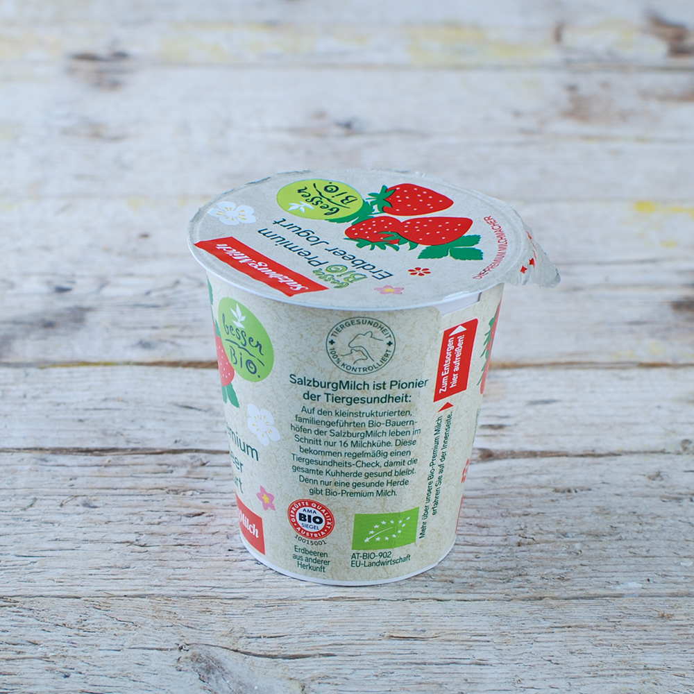 Fruchtjoghurt Erdbeere 150g | Biohof Achleitner