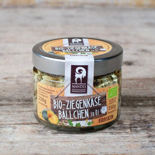 Ziegenbällchen mit Kürbiskernen 250g