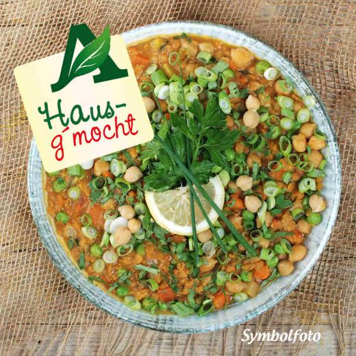 Hausg'mocht Kichererbsen-Linsen Dal 410ml