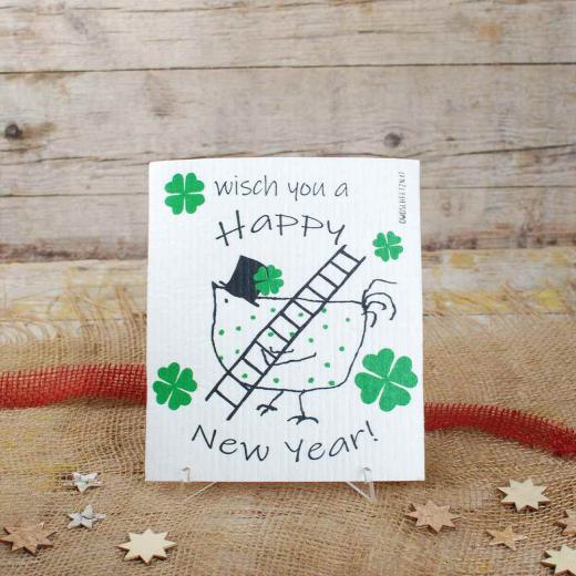 Owoschfetzn Henne Berta "Happy New Year"