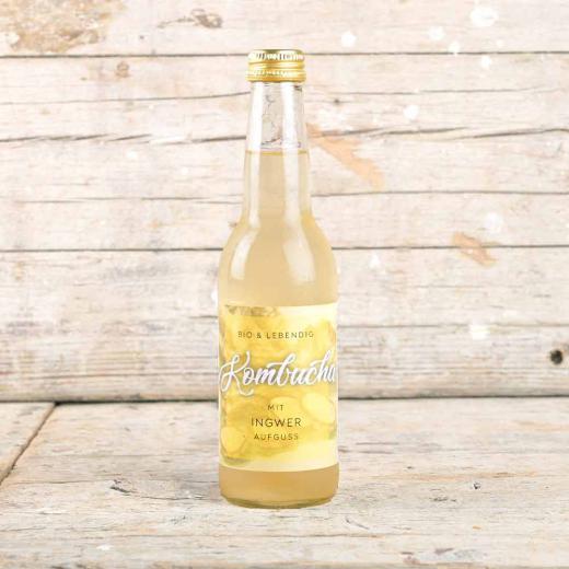 Kombucha Grüntee-Ingwer 330ml