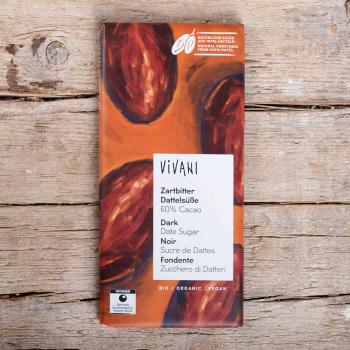 Zartbitter Dattels&uuml;&szlig;e 80g 