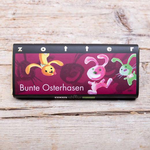 Schoko Bunte Osterhasen 70g