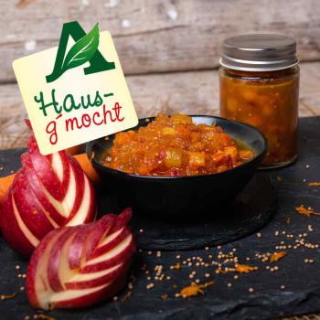 Hausg'mocht Chutney Karotten Apfel Ingwer 192ml