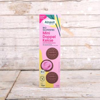 Mini Doppelkekse mit Himbeer 125g