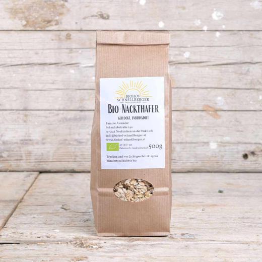 Nackthafer Flocken 500g 