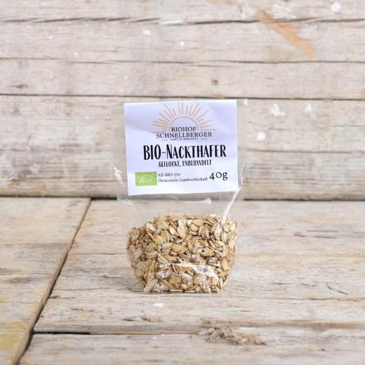 Probe Nackthaferflocken 40g