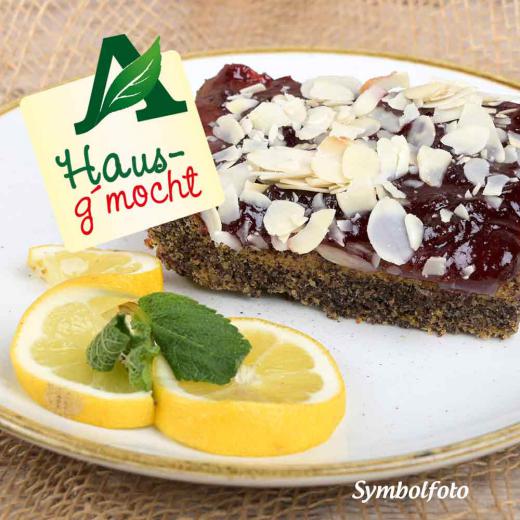 Hausg'mocht Mohnschnitte 2 Stk.