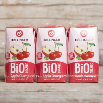 Fruchsaft Apfel Kirsche naturtr&uuml;b 3x200ml