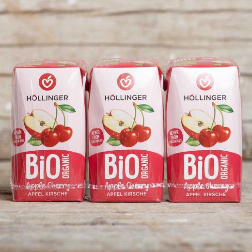 Fruchsaft Apfel Kirsche naturtr&uuml;b 3x200ml