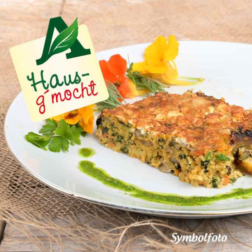 Hausg&rsquo;mocht Pikanter Hirseauflauf mit Fetak&auml;se 400g
