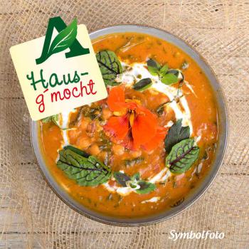 Hausg'mocht Kichererbsen-Tomatencurry