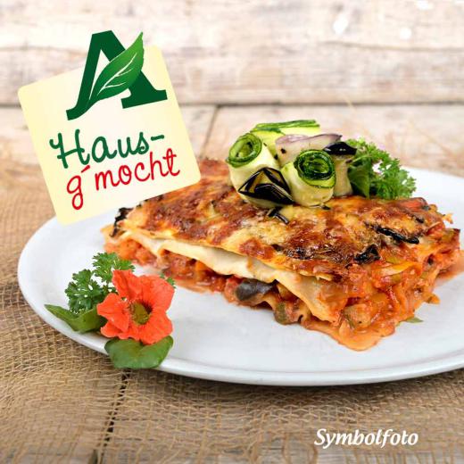 Hausg&rsquo;mocht Lasagne-Melanzani-Zucchini 400g