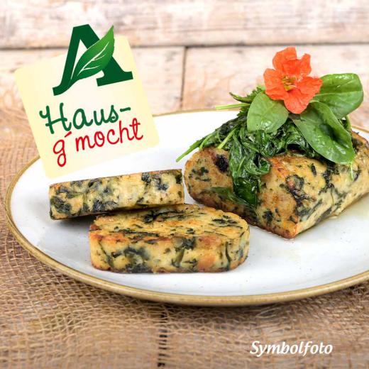 Hausg&rsquo;mocht Serviettenschnitte mit Spinat und Ricotta 400g