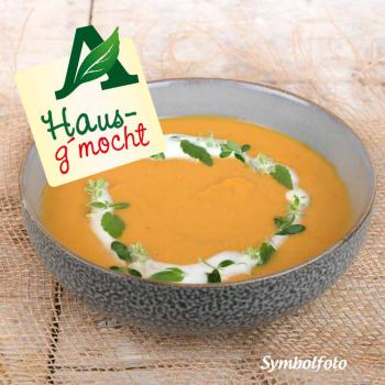 Hausg'mocht Gr&uuml;ne Curry-S&uuml;&szlig;kartoffelsuppe