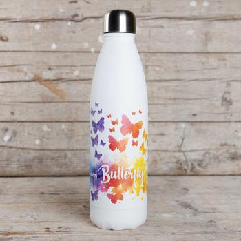 Thermosflasche Edelstahl Schmetterling 500ml